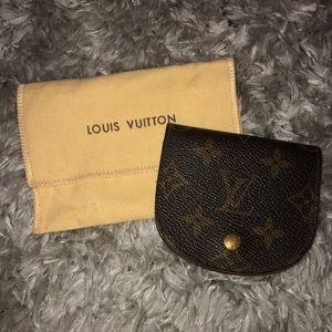 Monogram Brown Porte Monnaie Gousset Coun Purse
